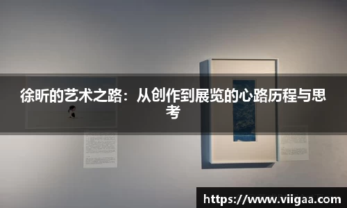 徐昕的艺术之路：从创作到展览的心路历程与思考